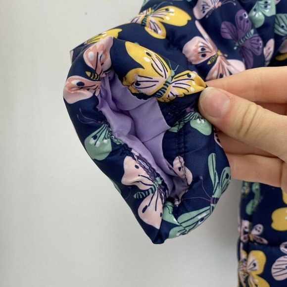 CARTERS Girls 2T Hooded Ski Jacket Bib Overall Ski Pants Set 15101 Purple - Picture 11 of 12